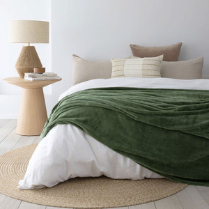 Ultraplush Blanket in Moss Green Ultraplush Blanket in Moss Green