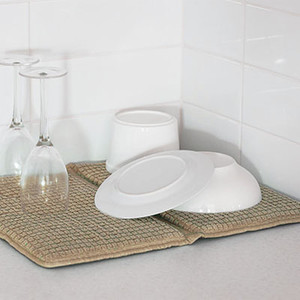 Bambury Microfibre Deluxe Dish Mat|Mocha Bambury Microfibre Deluxe Dish Mat|Mocha