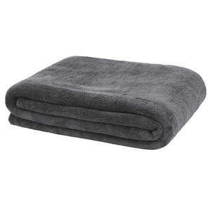 Microplush Throw by Bambury|Charcoal Microplush Throw by Bambury|Charcoal