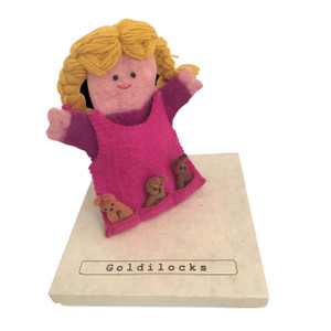 Goldilocks and the Three Bears - Story Puppet | Papoose Toys Goldilocks and the Three Bears - Story Puppet | Papoose Toys