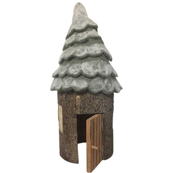 Winter Fairy House With Snowy Felt Roof by Papoose Toys|