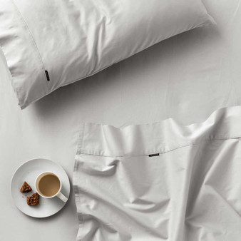 Augusta Grey Sheet Set by Linen House|