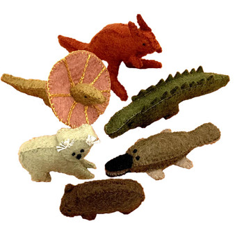 Australian Animals 6 Piece Set by Papoose Toys