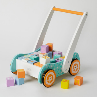 Baby Walker with blocks