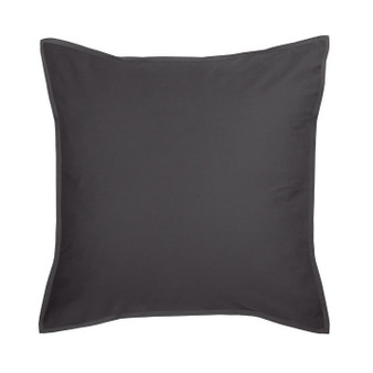 Nara Charcoal European Pillowcase | Linen House