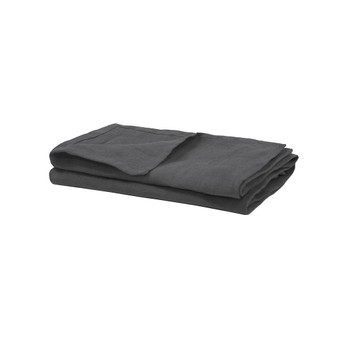 French Linen Charcoal 2 Piece Napkin Set | Bambury
