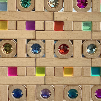 Wooden Hash Tag Set 8pc | Papoose Toys