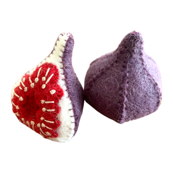 Papoose Toys Wool Felted Figs