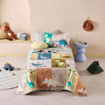Prehistoric Patchwork Coverlet