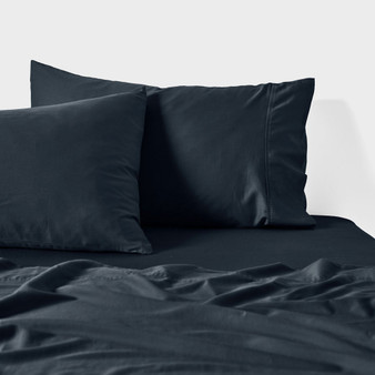 Linen House Surf Wash Midnight sheet set