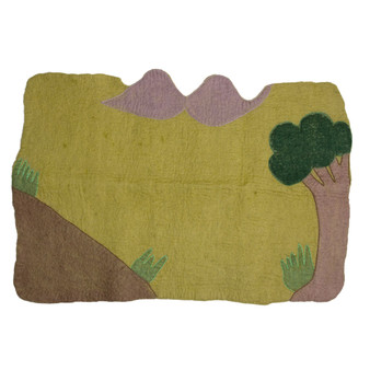 Wool Felt African Play Mat