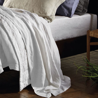 Sheridan Abbotson White Fitted Sheet