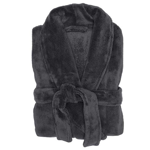 Microplush Bath Robe by Bambury|Charcoal
