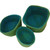 Nested Felt Bowls 3 Piece Set by Papoose Toys|Blue Nested Felt Bowls 3 Piece Set by Papoose Toys|Blue