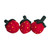 Strawberries/3pc Felt Food by Papoose Toys| Strawberries/3pc Felt Food by Papoose Toys|