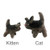 Grey Cats 6 Piece Set | Papoose Toys Grey Cats 6 Piece Set | Papoose Toys