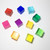 10 piece Lucite Cubes Bauspiel - new colours 10 piece Lucite Cubes Bauspiel - new colours