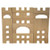 Wooden Fortress  Building Set 12pc | Papoose Toys Wooden Fortress  Building Set 12pc | Papoose Toys
