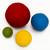 Bright Felt Balls 4pc Set | Papoose Toys Bright Felt Balls 4pc Set | Papoose Toys