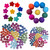Mandala Garden Felt Accessories Bright Mandala Garden Felt Accessories Bright