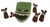 Papoose Wool Felt Story Puppet Combo 5 Cheeky Monkeys Papoose Wool Felt Story Puppet Combo 5 Cheeky Monkeys