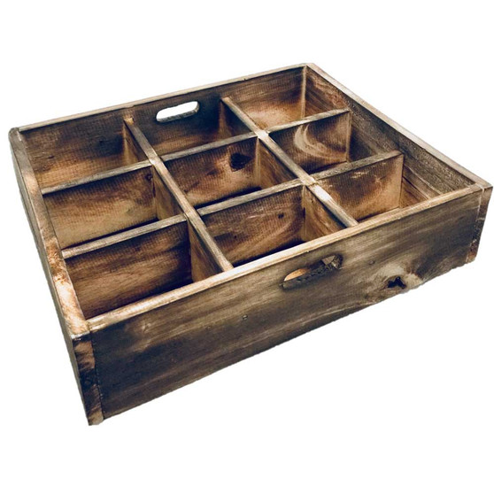 Sorting Tray 9 Divisons Small | 36x10x35cm | Papoose Toys