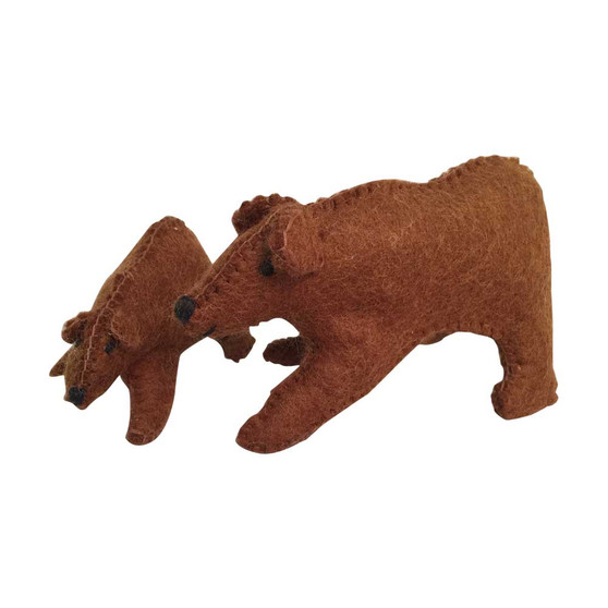 Bear and Cub/2pc  by Papoose Toys|