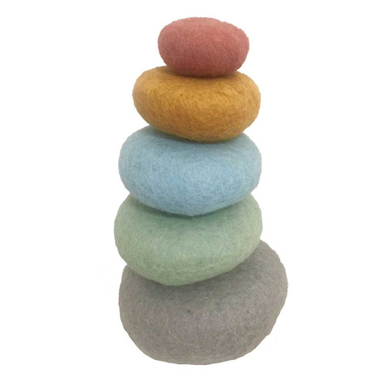 Earth Felt Stacking Set  by Papoose Toys|