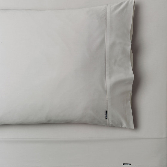 Nara Bamboo 400TC Silver Sheet Set by Linen House|