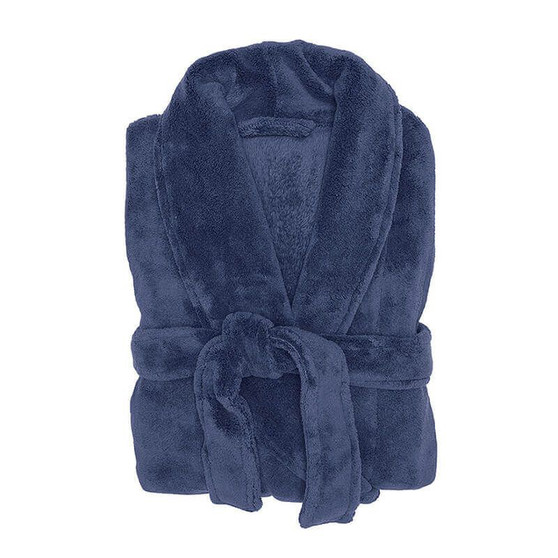 Microplush Denim Bath Robe by Bambury|