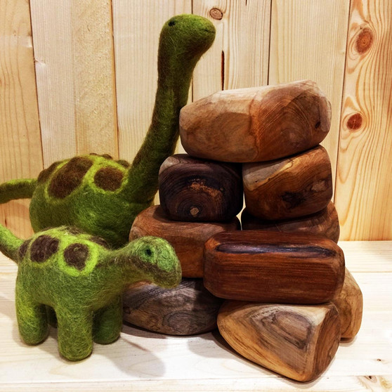 Flintstone rocks & Pebbles the Dinosaur