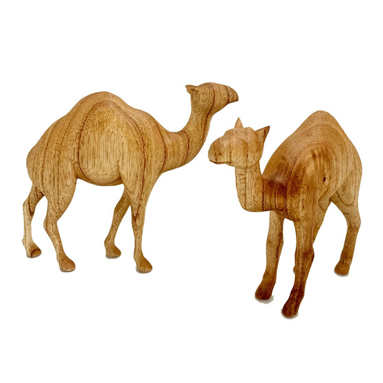 Hand Carved Camels