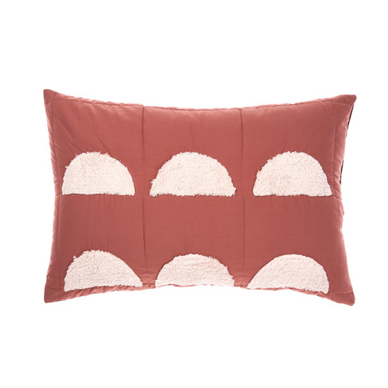 Moonrise Paprika Pillow Sham pair 50x75cm | Linen House