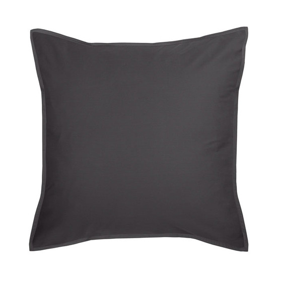 Nara Charcoal European Pillowcase | Linen House