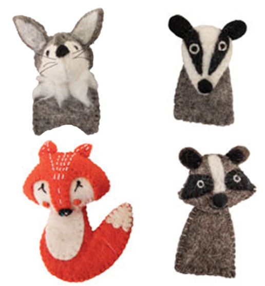 Woodland Finger Puppets | Papoose Toys