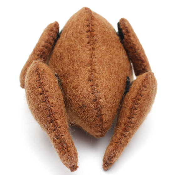 Wool Felt toy Cooked Chicken
