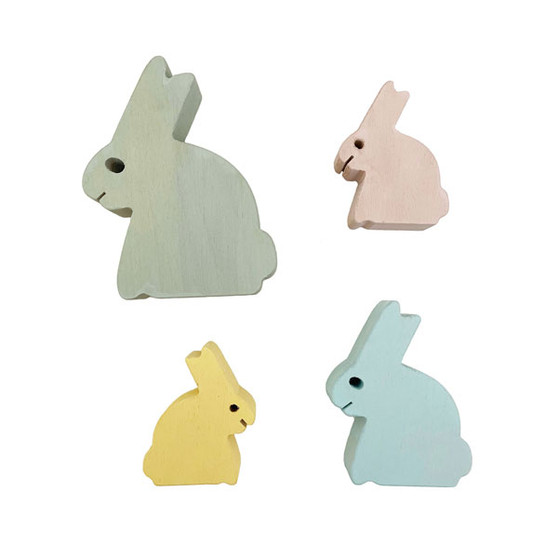 Pastel Bunny Family