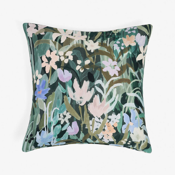 Linen House Aubrey European Pillowcase with wildflower floral design