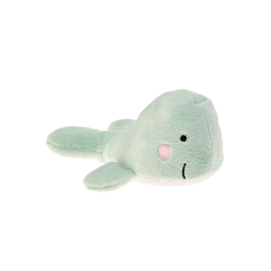 Wesley Whale Green Novelty Cushion