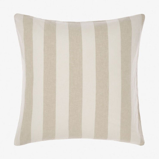 Vintage Stripe Natural European Pillowcase