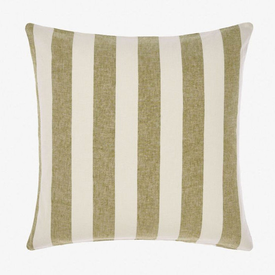 Vintage Stripe Pesto European Pillowcase