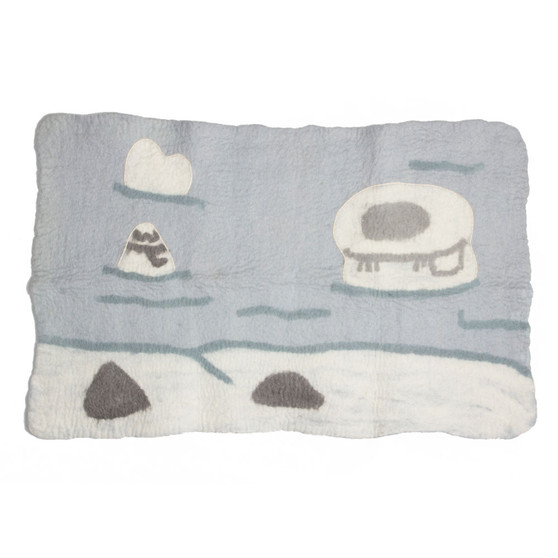 Wool Felt Arctic Play Mat