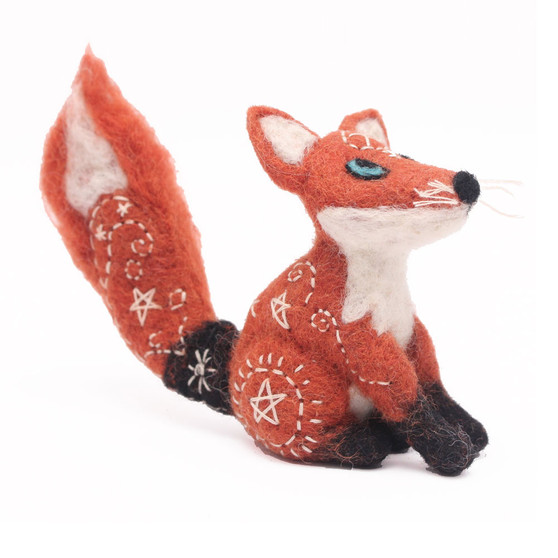 Fox Companion - Wool Felt - Papoose Toys