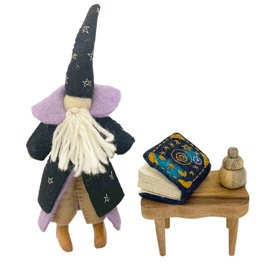 Purple Wizard and Table Set/5pc