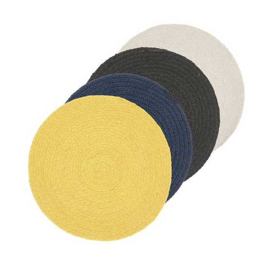 Plait Placemats | 38cm Round | Magnet | Linen House