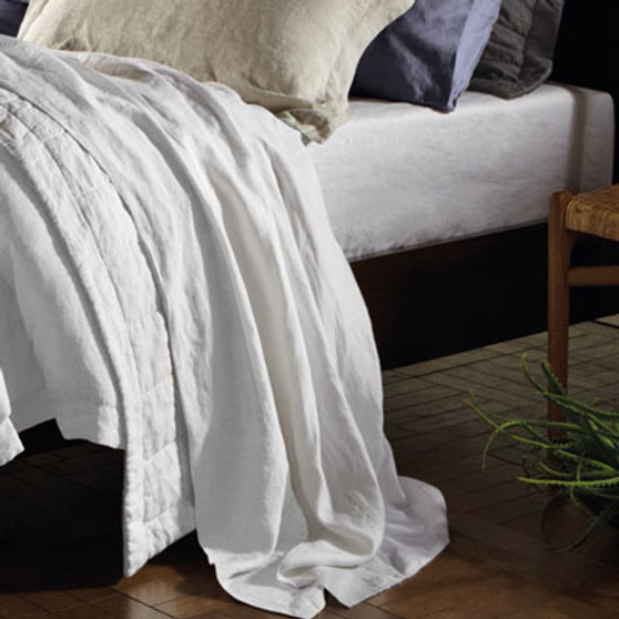 Sheridan Abbotson White Fitted Sheet