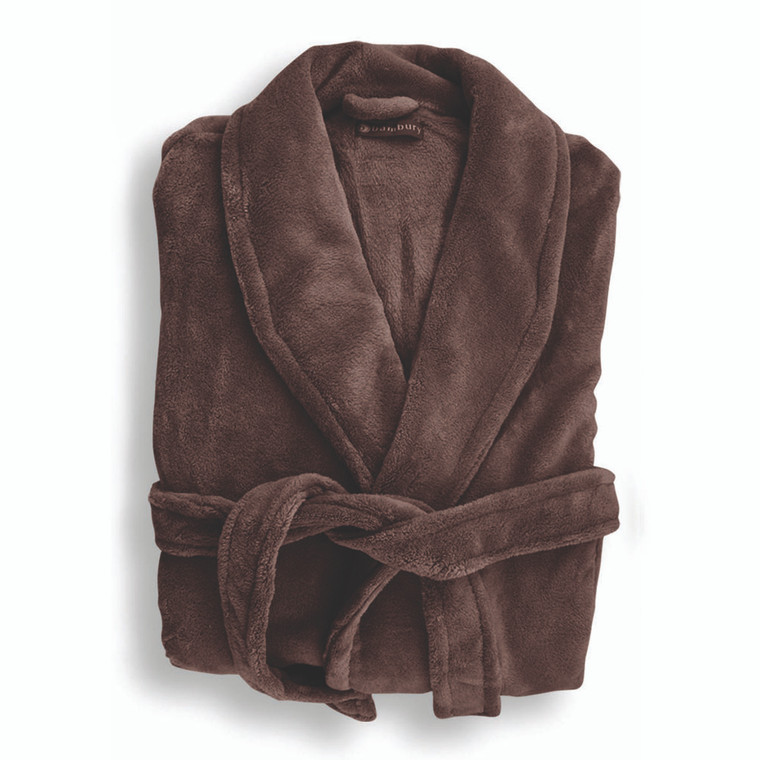 Bambury Microplush Bath Robe - Bitter Chocolate