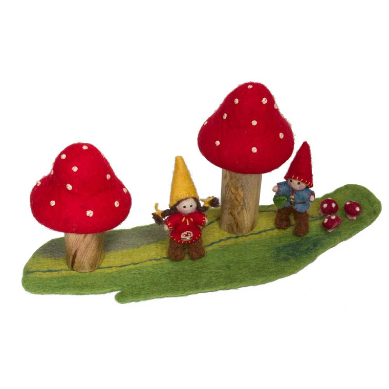 Toadstool Garden by Papoose|