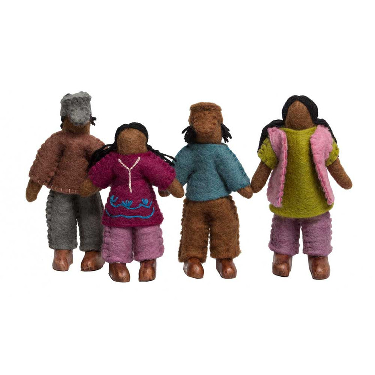 African Family/4pc  by Papoose Toys|