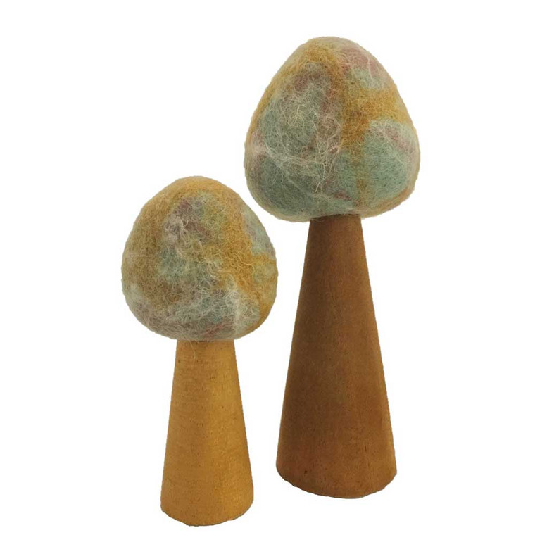 Earth Tree Set/2pc Trees by Papoose Toys|